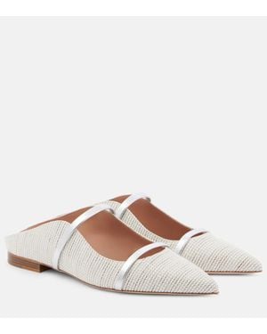 Malone Souliers Maureen Leather Mules - White