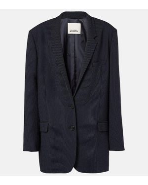 Isabel Marant Blazer Oceanyga Aus Crepe - Blau