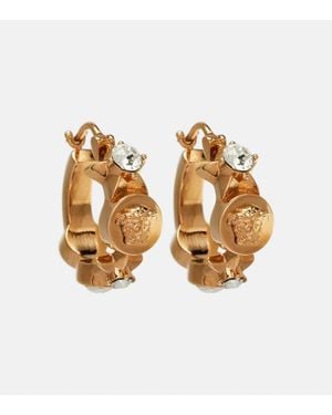 Versace Boucles D'Oreilles Medusa Star - Métallisé