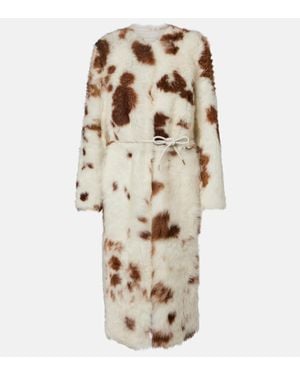 Zimmermann Hypnotic Shearling Coat - Natural