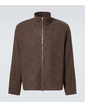 Our Legacy Shrunken Knitted Jacket - Brown