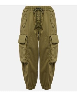 AG Jeans Cargohose Aus Baumwolle - Grün
