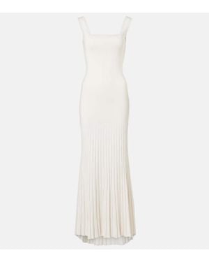 Galvan London Bridal Robe Atalanta Aus Satin - Weiß