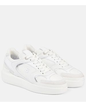 Bogner Zapatillas Hollywood 29A De Malla Con Piel - Blanco