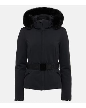 Goldbergh Skijacke Hida Mit Faux Fur - Schwarz