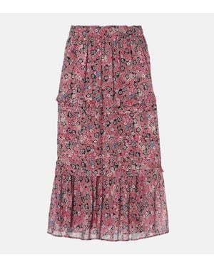 Isabel Marant Midirock Diya Aus Baumwoll-Voile - Lila