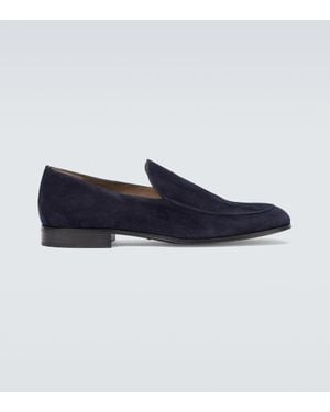 Gianvito Rossi Mocassini Marcello in suede - Blu