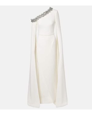 Safiyaa One-Shoulder-Robe Rinna - Weiß