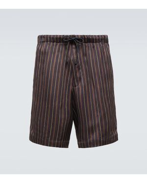 Dries Van Noten Shorts Piperi - Grigio