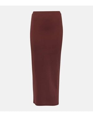 Alexandre Vauthier Bleistiftrock Aus Jersey - Rot