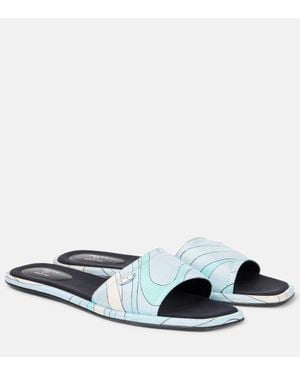 PUCCI Marmo Slides - White