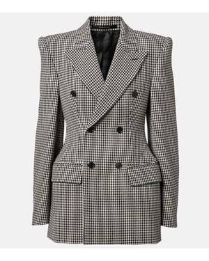 Balenciaga Blazer Aus Wolle - Grau