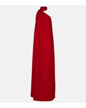 ‎Taller Marmo Astor Scarf-Detail Maxi Dress - Red