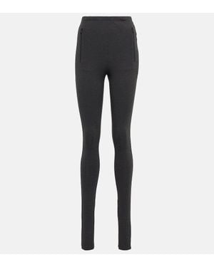 Wardrobe NYC High-Rise Skinny Trousers - Black
