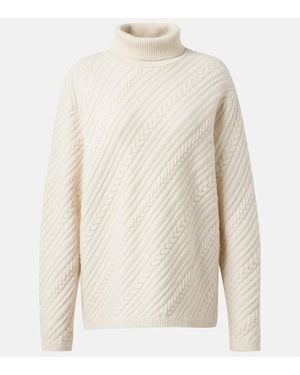 JOSEPH Rollkragenpullover Aus Wolle - Weiß