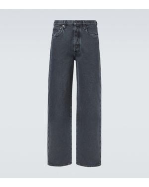 Prada High-Rise Wide-Leg Jeans - Blau