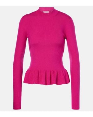Nina Ricci Pullover Aus Einem Wollgemisch - Pink
