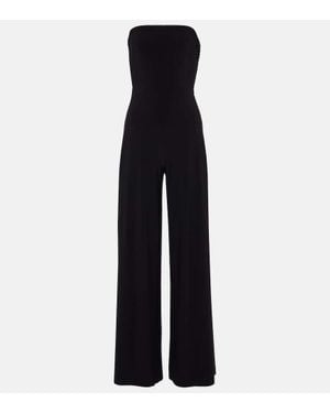 Norma Kamali Strapless Jumpsuit - Black