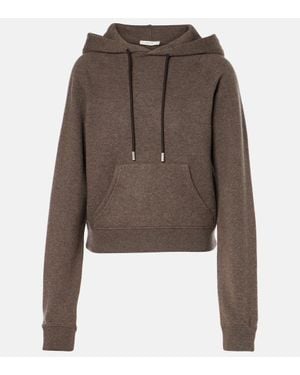 The Row Sweat-Shirt Timmi En Cachemire Et Coton - Marron