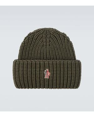 Moncler Muetze Aus Schurwolle - Grün