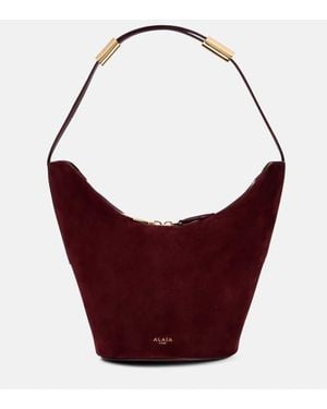 Alaïa Bucket-Bag Shape Small Aus Leder - Rot