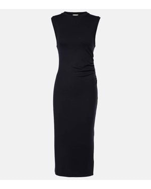 Vince Sleeveless Midi Dress - Blue