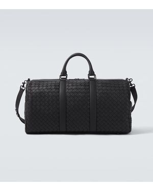 Bottega Veneta Weekender Intrecciato Aus Leder - Schwarz