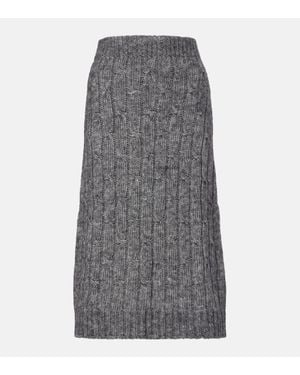 スカート MAX MARA BLACK WOOL BLEND GALOSCE SKIRT s-l400.jpg