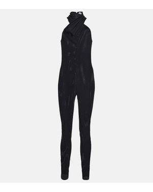 Alaïa Halterneck Jumpsuit - Blue