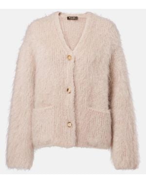 Loro Piana Cardigan Cherry Hill De Mohair Y Cachemir - Neutro