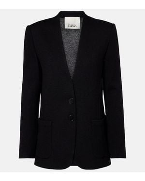 Isabel Marant Jacke Olivia Aus Einem Wollgemisch - Schwarz