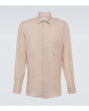 Loro Piana Andre Linen Shirt - Natural