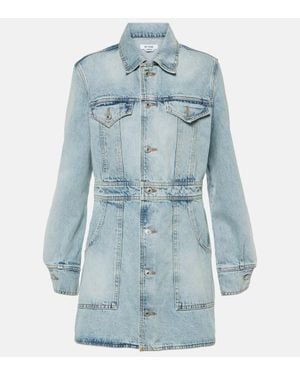 RE/DONE Robe Trucker En Jean - Bleu