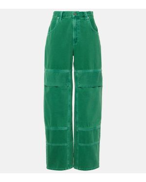 Agolde High-Rise Cargo-Jeans Tanis - Grün