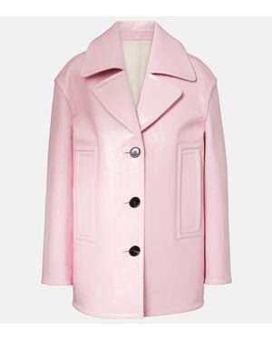 Gucci Patent Leather Jacket - Pink