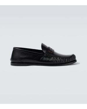 Saint Laurent Loafers Laurent Aus Leder - Schwarz