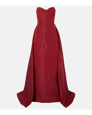 Monique Lhuillier Abito Lungo - Rosso