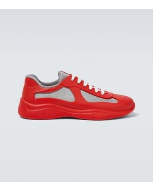Prada Sneakers America's Cup - Rot