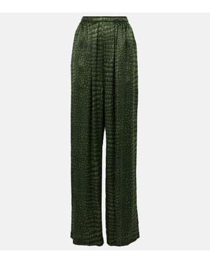 パンツ BALENCIAGA PRINTED VISCOSE PYJAMA PANT Buy Balenciaga Pink DIY Metal Allover Pyjama Pants in