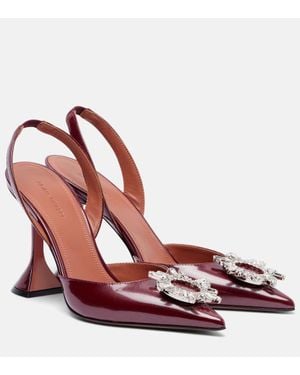 AMINA MUADDI Pumps Slingback Begum 95 - Rosso