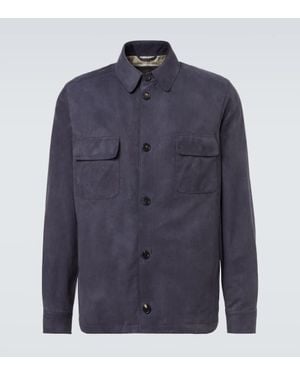 Loro Piana Suede Jacket - Blue
