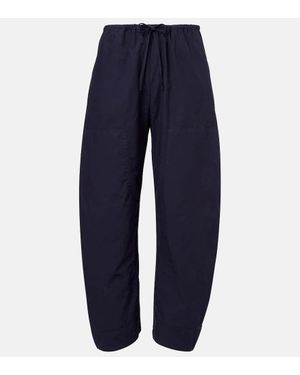 Leset Pantalon Ample Kyoto En Coton - Bleu