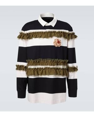 Simone Rocha Rugby Shirt Aus Baumwolle - Schwarz