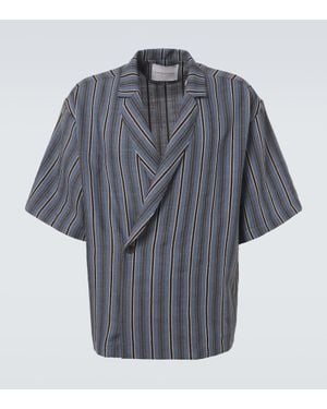 King & Tuckfield Hemd Aus Schurwolle - Grau