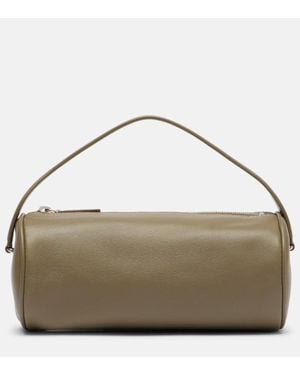 The Row Tote Round 90's Aus Leder - Mettallic
