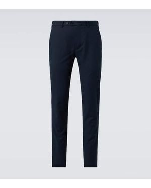 Loro Piana Chinohose Pantaflat - Blau