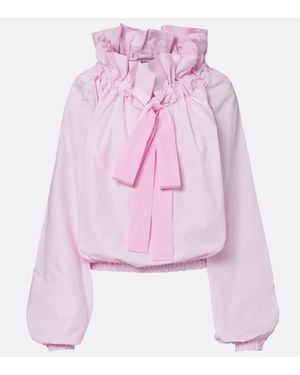 Patou Bluse Iconic Aus Baumwollpopeline - Pink