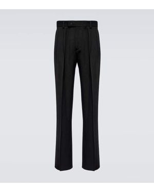 Amiri Twill Straight Pants - Black