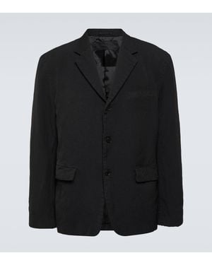 Comme des Garçons Single-Breasted Blazer - Black