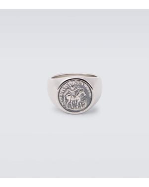 Tom Wood Ring Coin Aus Sterlingsilber - Weiß